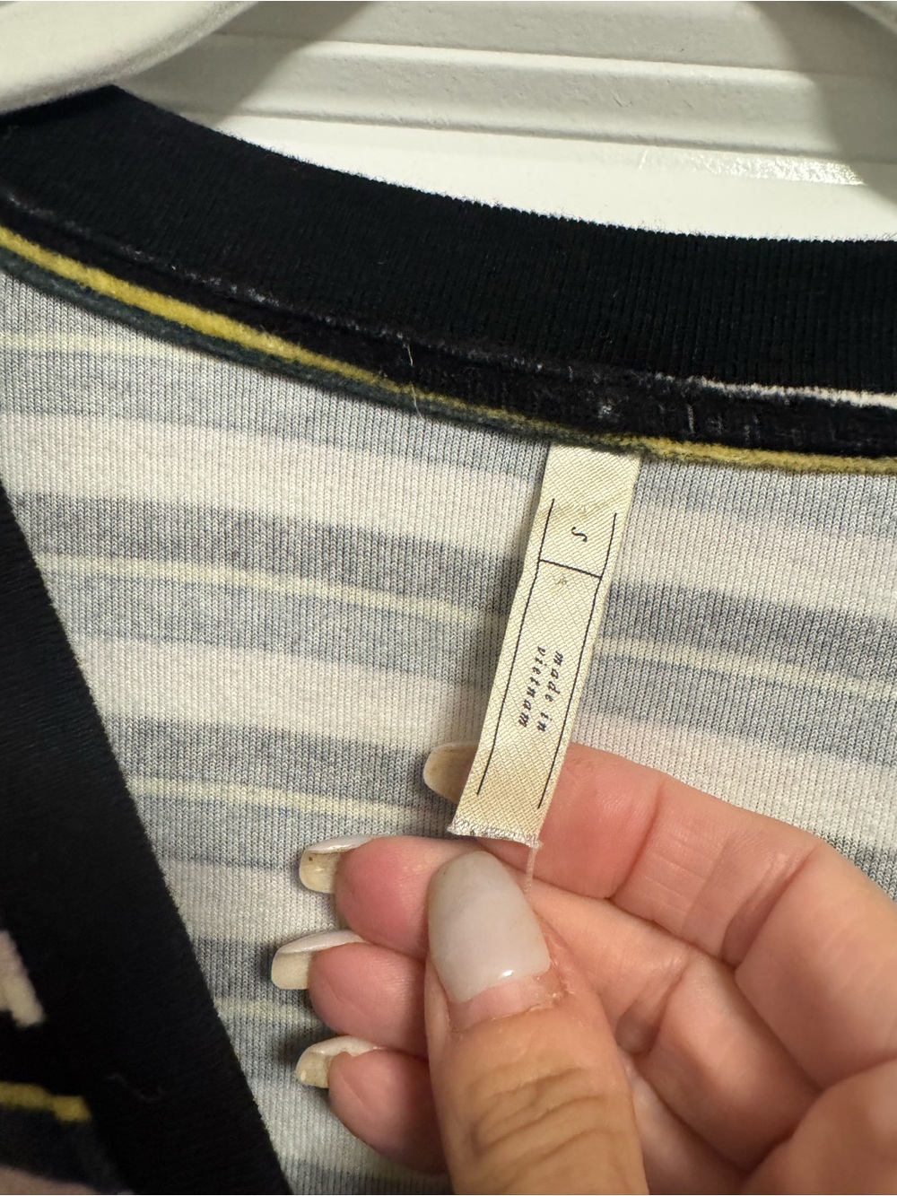 Free People Black, Pink & Cream Striped Henley Shorts Romper - Picture 2 of 2